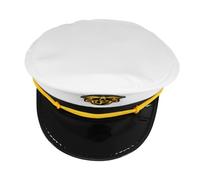 OATIPHO Chapeau Marin Garçon Fille Blanc Casquette Pirate Captain Pour Fête À Thème Solaire Accessoire Croisière Fun