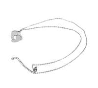 OATIPHO Collier Acier de Grossesse et Amie Attendant un Pendentif Élégant avec Boîte