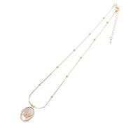 OATIPHO Collier Médaillon Photo Oval Cuivre pour Femme Pendentif Souvenir Rétro avec Cadre Ouvrant Bijou Vintage Mariage et Cadeau Sentimental