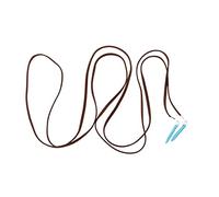 OATIPHO Collier Pendentif Bohème Turquoise En Velours Lien, Collier Décoratif Long Pour Femme, Accessoire Plage Chic Style Naturel, Couleur Café, Taille Longue