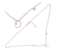 OATIPHO Collier tendance avec chaîne de clavicule et pendentif en argent, 42X1cm, Argent, Pas de gemme Argenté Ce n'est pas une pierre précieuse