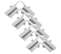 OATIPHO Connecteur d'Angle en Acier Inoxydable 25Mm pour Tige de Séchage du Linge Fixation Télescopique pour Étendage Deux Barres Lot de 4 Pièces Accessoire de Raccordement Stable et