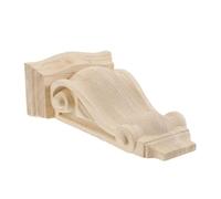 OATIPHO Console Murale en Bois Massif Sculpté Style Campagnard 12X22X8 CM Équerre Décorative pour Meubles et Décoration D’Angle Applique en Bois pour Salon et Salle à Manger