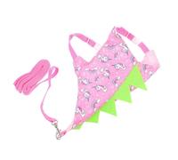 OATIPHO Costume Lapin pour Petit Animal Vêtement Dinosaure Mignon avec Laisse Confortable et Respirant pour Lapins Tenue Créative pour Photo et Activités Extérieur