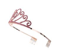 OATIPHO Couronne Anniversaire pour Filles Diadème Élégant pour Fête et Événements Spéciaux Accessoire de Glamour pour Photos et Célébrations