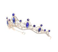 OATIPHO Couronne de Mariage Baroque avec Bijoux Éclatants Diadème Élégant Accessoire de Cheveux pour et Fêtes