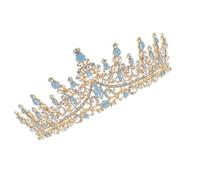 OATIPHO Couronne de Mariage Baroque Rhinestone Diadème pour Accessoire Élégant Tiare Festive pour Mariages et Événements