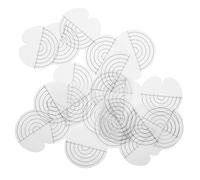 OATIPHO Coussinet Protecteur Capillaire 120 Pcs avec Échelle Graduée, Isolation Thermique pour Extensions de Cheveux, Bouclier Protecteur Colle Capillaire, Accessoire Professionnel