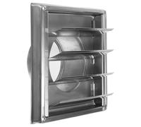 OATIPHO Couvercle de Ventilation Murale en Acier Inoxydable 304 Hotte Murale Carrée Extérieure Grille de Conduit D’Évacuation D’Air Résistance aux Intempéries Installation Rapide Kit