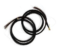 OATIPHO Crin de Cheval Noir pour Archet de Viole D'amour, Accessoires Sûrs et Confortables Ne Blessant Pas les Doigts, pour Réparation et Entretien D'instruments