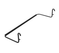 OATIPHO Crochet Panneau Perforé en Acier Inoxydable pour Porte Serviettes Mural, Support Serviette Noir Surface Lisse, Facile à Installer pour Établi et Atelier Garage