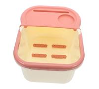 OATIPHO De Bain à Pied De Santé Seau De Spa Pour Massage Des Pieds Casseroles à Vaisselle Pour Le Lavage Masseur De Bain Et Craquelés Spa Pp Beige