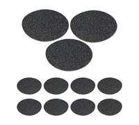 OATIPHO Disques de Papier de Verre Abrasifs 60 Pcs Taille Standard pour Lime Électrique Pieds Noir Ponçage Professionnel Usage Salon Manucure et Soins à Domicile