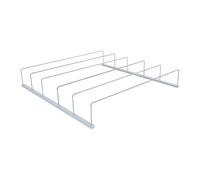 OATIPHO Distributeur Organisateur de Boissons pour Réfrigérateur Étagère Compartimentée Anti-Renversement 40 X 42 CM Support Réglable Compatible Congélateur Rangement Canettes et