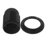 OATIPHO Douille E26 en Polyéthylène Noir Support d'Ampoule à Visser Filetée Complète Culot E26 Résistant au Feu 250V Compatible Lampes Suspendues et Lampadaires DIY