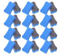 OATIPHO Effaceurs pour Tableau Blanc Scolaire 24 Pièces en Feutre EVA Bleu, Accessoires Non Magnétiques Légers pour Enseignants, pour Ardoise Velleda