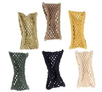 OATIPHO Élastiques à Cheveux en Nylon 6Pcs pour Femmes et Filles, Larges et Doux, Ne Cassent Pas Cheveux, Accessoires pour Anniversaire ou Saint-Valentin