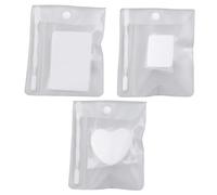 OATIPHO Ensemble de Bagues Manucure 3 Pièces Palettes en Acier Inoxydable Petit Moyen Grand Palettes de Maquillage pour Femmes Outils Nail Art Usage Professionnel Quotidien