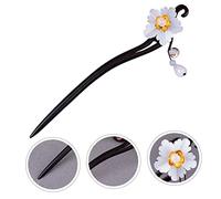 OATIPHO Épingle à Cheveux En Bois D’ébène Rétro Petite Taille Décorative Faite Main Pour Femmes Et Filles Usage Quotidien Mariage Anniversaire Saint-valentin