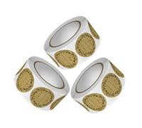 OATIPHO Étiquettes Autocollantes Rondes 25Mm 3 Rouleaux de 500 Pièces Adhésives pour Bocaux Mason Pots à Épices et Contenants Cuisine Autocollants Alimentaires pour Organisation de