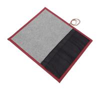 OATIPHO Étui à Pinceaux de Calligraphie en Bambou Pochette en Toile Épaisse 36 CM Organisateur Portable pour Artistes Paquet de Rangement pour Pinceaux Aquarelle et Crayons Accessoire