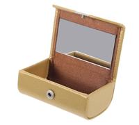 OATIPHO Étui à Rouge à avec Miroir Portable Trousse de Maquillage de Voyage Organisateur de 2 Rouges à Paquet à Main Élégant Accessoire Cosmétique Compact