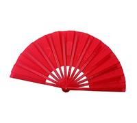 OATIPHO Éventail de Tai Chi Pliable en Satin Éventail à Main Portable pour Performances et Festivals Accessoire de Danse Chinoise pour Hommes et Femmes