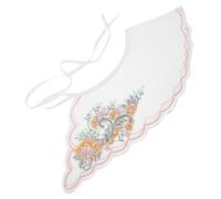 OATIPHO Faux Brodé Floral Léger et Respirant Châle Détachable Élégant pour Femmes Accessoire Décoratif pour Tenues et Occasions Formelles