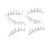 OATIPHO Faux Cils Forme De Cœur Pour Cosplay Halloween Et Fêtes Kit Extension De Cils Diy Et Confortable Adapté Aux Représentations Scène Et Aux Masquées