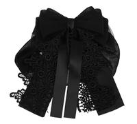 OATIPHO Filet à Cheveux avec Nœud Noeud Chignon Tissu Pince Élastique Accessoire de Coiffure pour Femmes et Filles Maintient la Coiffure Place