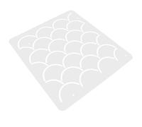 OATIPHO Gabarit Matelassage Plastique et Pochoir Couture Patchwork, Règle Quilting pour Broderie et Travaux Manuels, Modèle Planche à Dessin 1 Pièce