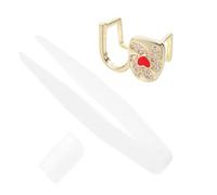 OATIPHO Hip Hop avec Coeur Accessoire de Mode Unisexe Facile à Installer Retirer pour Hommes et Femmes Décoration de Dents Unique