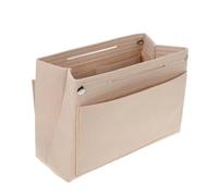 OATIPHO Insert Feutrine Double Organisateur pour Cosmétiques Multipoches pour Sac de Plage de Voyage avec Fermeture à Pression pour Sac à Main
