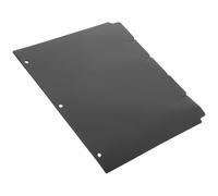 OATIPHO Intercalaires de Classeur à 3 Anneaux A4 - 5 Feuilles Séparateurs Noirs en PP - Séparateurs en Plastique Onglets - Accessoires de Reliure pour Bureau École et Organisation de