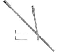 OATIPHO Jeu de 4 Rallonges de Foret en Acier à Haute Teneur en Carbone Tiges Hexagonales de 150 MM et 300 MM Rallonge de Foret pour Mèches à Bois Outils à Main pour Menuiserie et Accès