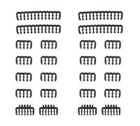 OATIPHO Kit de 24 Peignes pour Cordon d'Alimentation Organiseur de Câbles d'Ordinateur Clips Câbles Métalliques Compatible 24Pin et 8Pin pour PC et Systèmes de