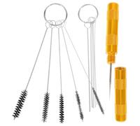 OATIPHO Kit de Nettoyage pour Joints d'Air 3 Pièces - Connecteurs pour Tube d'Air et Trachée Aiguille Fine Compatible Buses Raccords Pneumatiques pour Aérographe Usage Professionnel et