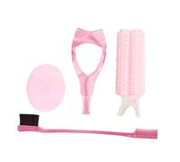 OATIPHO Kit De Pinceaux Maquillage Avec Brosse à Sourcils Double Extrémité Tampons Exfoliants Pour Visage Et Protège-cils Ensemble De Beauté Portable Pour Femmes