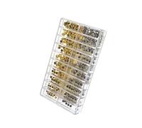 OATIPHO Kit De Réparation De Couronnes De Montres 300 Pièces Tailles Assorties Conteneur en Plastique pour Horlogers