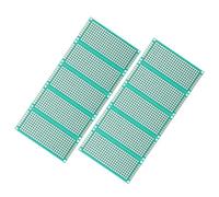 OATIPHO Lot de 10 Cartes PCB Double Face 3x7 Cm en Époxy Fibre de Verre 2,54 Mm Pas pour Soudure DIY Électronique, Plaque D'essai pour Projets et Maintenance