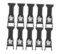 OATIPHO Lot de 10 Clips Robustes Universels pour Tiroir-Caisse Clips de Fixation en Plastique Noir pour Billets Accessoires pour Caisse Enregistreuse Gestion Monnaie