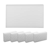 OATIPHO Lot de 10 Éponges de Nettoyage pour Platine Vinyle 10x6x2 Cm, Mousse Noire Compressée, Brosse Dépoussiérante pour Disques Vinyles, Accessoire de Nettoyage Électronique