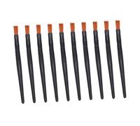 OATIPHO Lot De 100 Pinceaux à Lèvres Miniatures En Fibre Manche Noir En Aluminium 5,4 Cm, Applicateur Précis Pour Maquillage Des Lèvres, Outil Portable Pour Femmes En Voyage