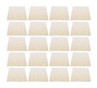 OATIPHO Lot de 100 Serviettes Jetables en Papier Blanc à Pois Dorés Décoratives pour Mariage Enterrement de Vie de Jeune Fille et Cocktail Absorbantes et Pratiques pour Événements