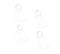 OATIPHO Lot De 150 Planches D’entraînement Nail Art Transparentes 50 Pcs Par Set Palettes Conseils Pour Présentation Ongles Professionnel Manucure Salon