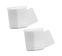 OATIPHO Lot de 2 Boîtes de 400 Cotons de Nettoyage Blanc en Fibre Chimique pour Bouteille de Colle et Ongles, Forme Simple, Nettoyage Profond Extensions de Cils