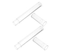 OATIPHO Lot De 2 Boîtes Rondes De Rangement pour Pinces À Épiler Perles Support De Voyage Flacon Support pour Pinces Tubes De Chewing-Gum Mini Récipients D'Échantillons Support