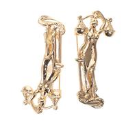 OATIPHO Lot de 2 Broches Vintage en Alliage Doré Représentant la Statue Grecque Victoire - Épingle à Revers Élégante pour Costume et Col de Chemise - Accessoire Rétro pour Fêtes et Tenues