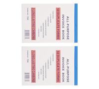 OATIPHO Lot de 2 Carnets de Factures pour Petites Entreprises Carnet de Bons de Commande et Reçus Multi-Usages Gestion Professionnelle des Commandes Suivi des Encaissements Format