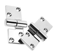 OATIPHO Lot de 2 Charnières Séparables en Acier Inoxydable 90X38X5 MM Épaisseur Renforcée Charnières pour Portes et Armoires pour Usage Résidentiel et Bâtiment